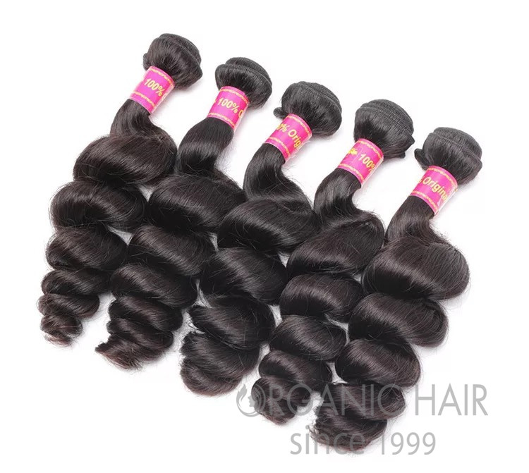 Virgin mink brazilian human hair extensions